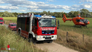 HVJF3617 D: Wasserunfall in Hennef ? Person droht zu ertrinken