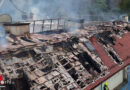 Nö: 150 Feuerwehrmitglieder bekämpfen Wohnanlagen-Großbrand in Kematen a.d. Ybbs → 24 Wohnungen evakuiert