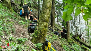 Bayern: Bergwaldbrand an der Hochwand bei Oberw�ssen ist gel�scht