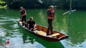 N�: Feuerwehr unterst�tzte Bergung von Kriegsrelikten aus der Ybbs