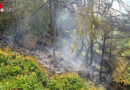 Sbg: Brand im Wald ohne Zugangsmöglichkeit im Grenzgebiet von Salzburg und Kärnten