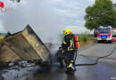 Nö: Brand eines Kompressors greift auf Vegetation über