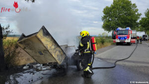 Nö: Brand eines Kompressors greift auf Vegetation über Nö: Brand eines Kompressors greift auf Vegetation über