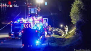 Oö: Fahrzeugüberschlag - Schwerer Verkehrsunfall auf Innkreisautobahn Oö: Fahrzeugüberschlag – Schwerer Verkehrsunfall auf Innkreisautobahn