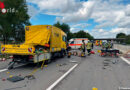 D: Schwerer Lkw-Unfall auf A5 fordert Rettungskräfte – Bauarbeiter schaffen Stau-Umfahrung