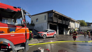 Schweiz: Hei�e �bung im Feuerwehr-Abbruchhaus ? Brand wurde gr��er als geplant