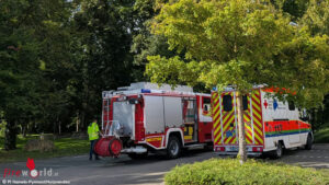 D: Ertrunkenen aus Wassergraben der Burg Coppenbr�gge geborgen