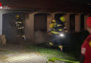 Bgld: Feuer mit Verpuffungen in einer Garage in Jois