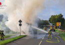 D: Brennender Lastwagen in Mettmann