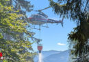 Ktn: Waldbrand am Laaser Berg in Kötschach-Mauthen