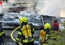 Nö: Motorboot geriet bei Tankstelle im Hafen in Vollbrand