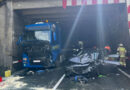Sbg: Pkw-Lkw-Kollision bei Mittersill → Zwei Verletzte, Rettungshubschrauber im Einsatz