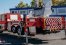 D: Neue 55 Meter-Teleskopmastbühne für die Infraserv-Werkfeuerwehr