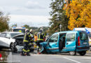 Oö: 17-jähriger Pkw-Lenker kollidiert auf B 3 in Saxen mit Gegenverkehr