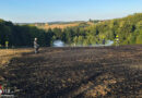Stmk: Brand eines Feldes in St. Stefan im Rosental