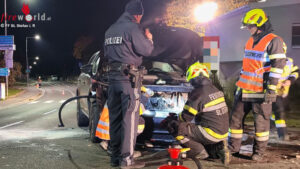 VU1 Stmk: Pkw-Unfall im Ortsgebiet von St. Stefan im Rosental