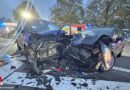 D: Personenrettung nach Abbiegekollision in Dellfeld