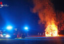 Stmk: Kleinere Scheune in Kobenz in Flammen