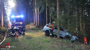Stmk: Alarmstufe V ? Gro��bung forderte Feuerwehren im schwierigen Gel�nde