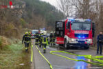 Pkw-Brand nach Unfall auf der L44